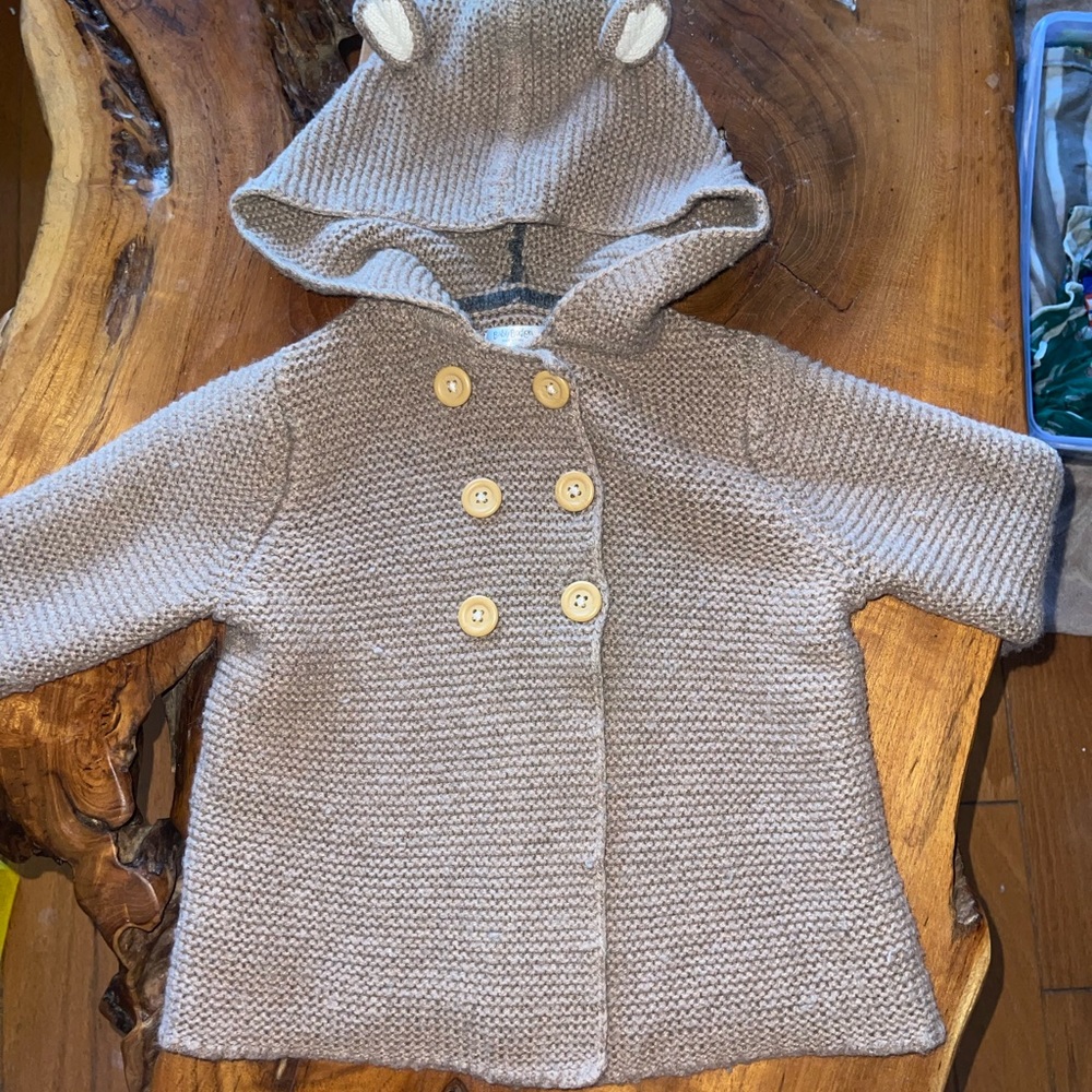 Mini Boden bear sweater